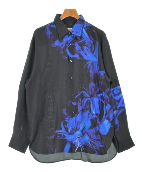 DRIES VAN NOTEN ドリスヴァンノッテン カジュアルシャツ メンズ M 黒x青x紫 【中古】【古着】