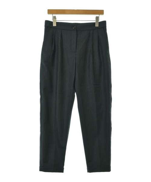 DRIES VAN NOTEN ドリスヴァンノッテンスラックス レディース 38(S位) 黒x深緑(縞模様)【中古】【古着】