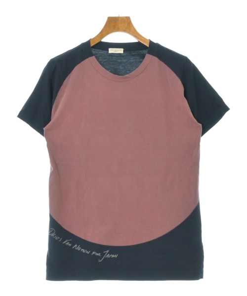 DRIES VAN NOTEN ドリスヴァンノッテンプルオーバー・カットソー メンズ M サクラ色x紺【中古】【古着】