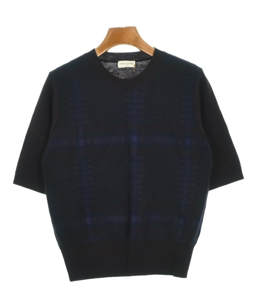DRIES VAN NOTEN ドリスヴァンノッテンニット・セーター レディース S 紺x茶系x紫【中古】【古着】