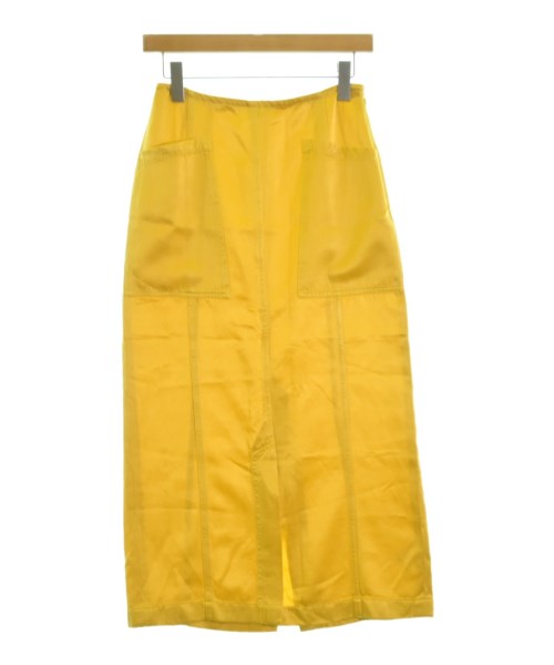 DRIES VAN NOTEN ドリスヴァンノッテンロング・マキシ丈スコート レディース 34(XXS位) 黄【中古】【古着】