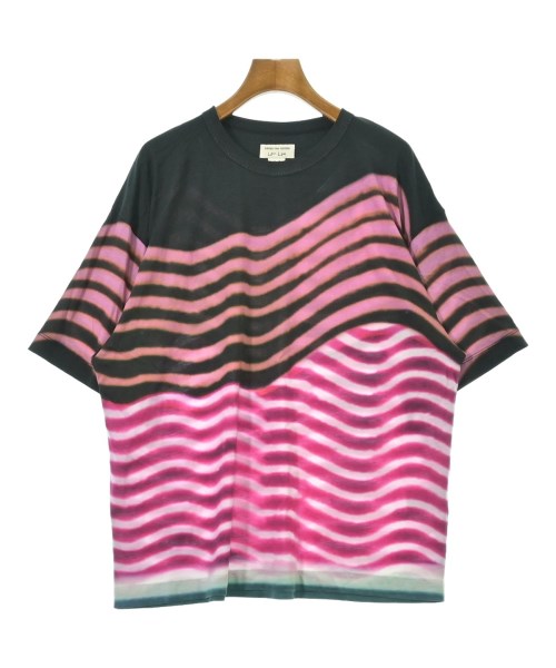 DRIES VAN NOTEN ドリスヴァンノッテンティーシャツ・カットソー レディース S 黒xさくら色等(総柄)【中古】【古着】