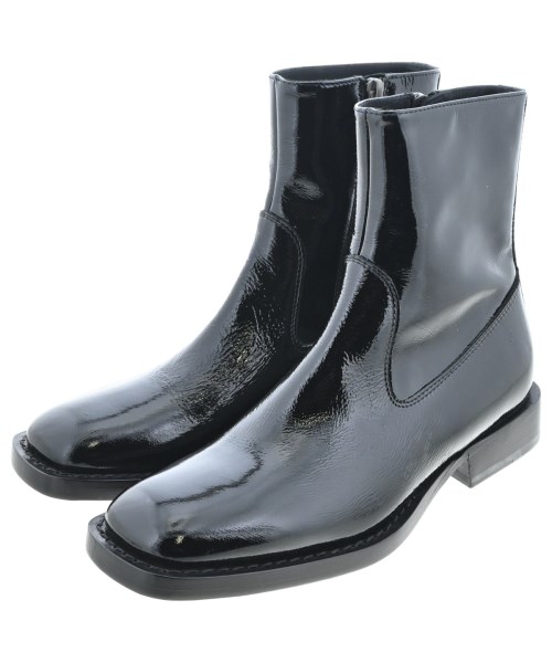ANN DEMEULEMEESTER アンドゥムルメステール ブーツ レディース EU37 1/2(24cm位) 黒 【中古】【古着】