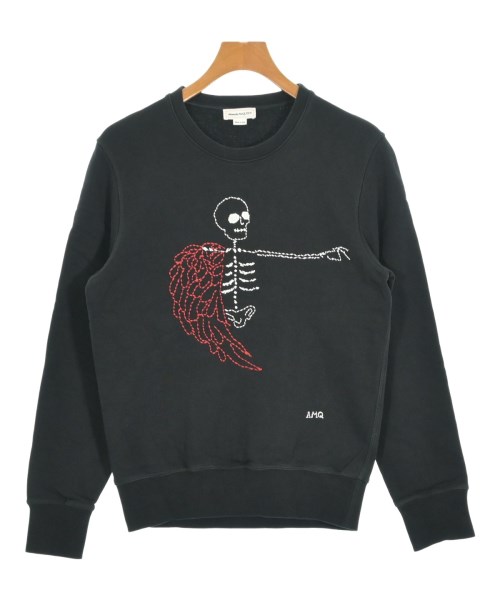 ALEXANDER MCQUEEN アレキサンダーマックイーン スウェット レディース S 黒 【中古】【古着】