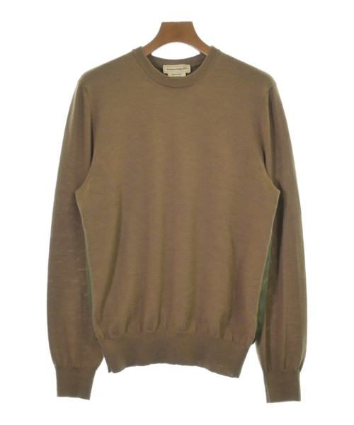 ALEXANDER MCQUEEN アレキサンダーマックイーンニット・セーター メンズ M 茶xカーキ【中古】【古着】
