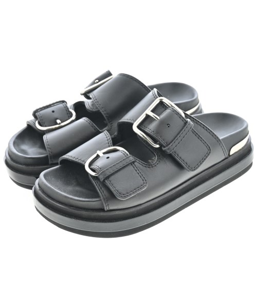 ALEXANDER MCQUEEN アレキサンダーマックイーン サンダル レディース EU35(21.5cm位) 黒 【中古】【古着】
