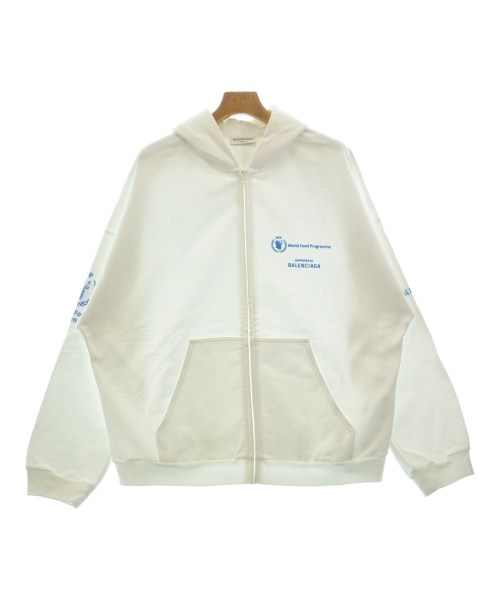 BALENCIAGA バレンシアガ パーカー メンズ 3(L位) 白等 【中古】【古着】