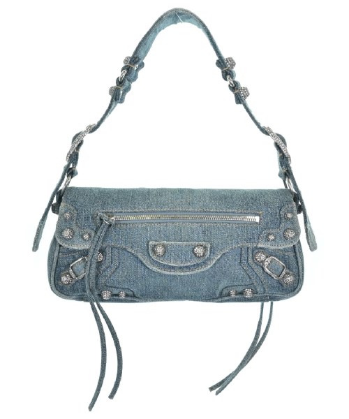 BALENCIAGA バレンシアガショルダーバッグ レディース - 青系(ジーンズ)【中古】【古着】