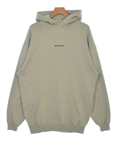 BALENCIAGA バレンシアガ パーカー メンズ XS グレーベージュ系 【中古】【古着】