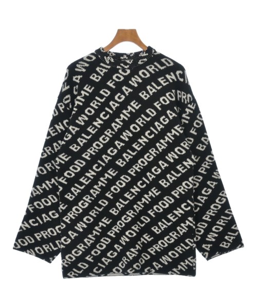 BALENCIAGA バレンシアガニット・セーター メンズ XS 黒x白【中古】【古着】｜RAGTAG（ブランド古着のラグタグ）