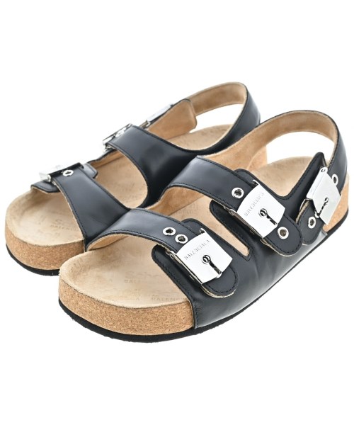 BALENCIAGA バレンシアガ サンダル レディース EU37(23.5cm位) 黒 【中古】【古着】