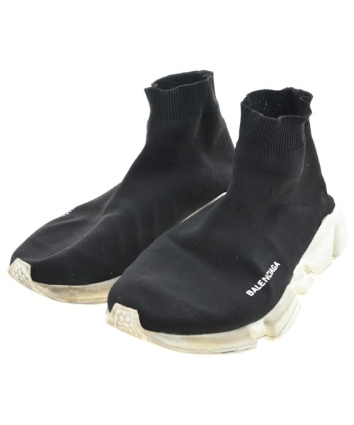 BALENCIAGA バレンシアガスニーカー メンズ -(26糎位) 黒【中古】【古着】