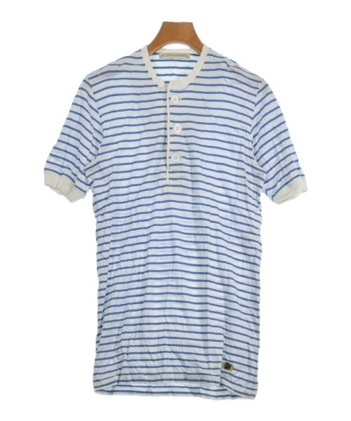 BALENCIAGA バレンシアガTシャツ・カットソー メンズ M 白x青(ボーダー)【中古】【古着】|RAGTAG(ブランド古着のラグタグ)