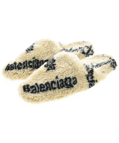 BALENCIAGA バレンシアガ サンダル レディース EU38(24.5cm位) ベージュ 【中古】【古着】