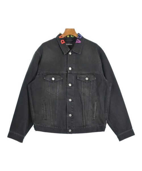 BALENCIAGA バレンシアガ デニムジャケット メンズ 44(S位) 黒(デニム) 【中古】【古着】 49,560円