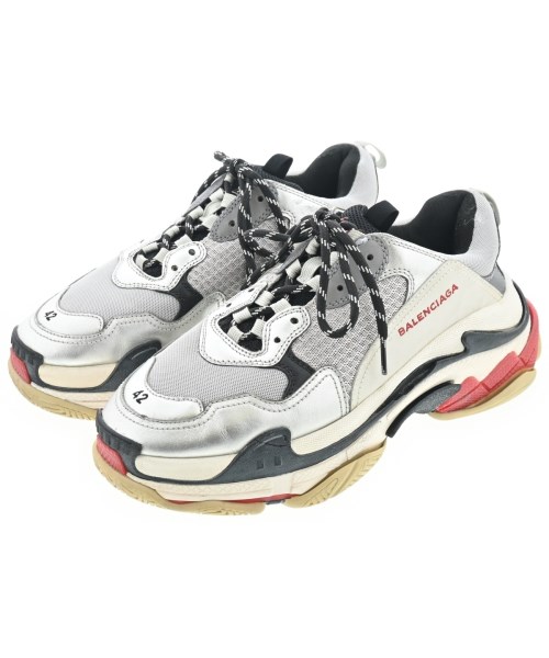 BALENCIAGA バレンシアガ スニーカー メンズ 27.5cm グレー 【中古】【古着】