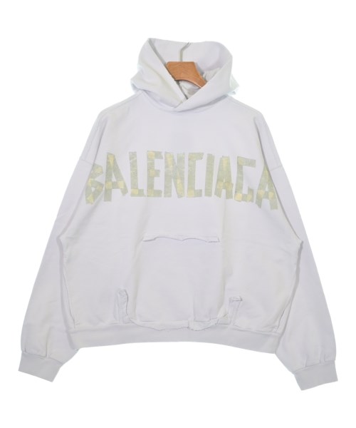 BALENCIAGA バレンシアガ パーカー メンズ XS 白 【中古】【古着】