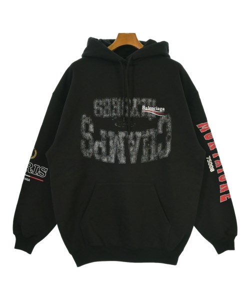 BALENCIAGA バレンシアガ パーカー メンズ XS 黒 【中古】【古着】