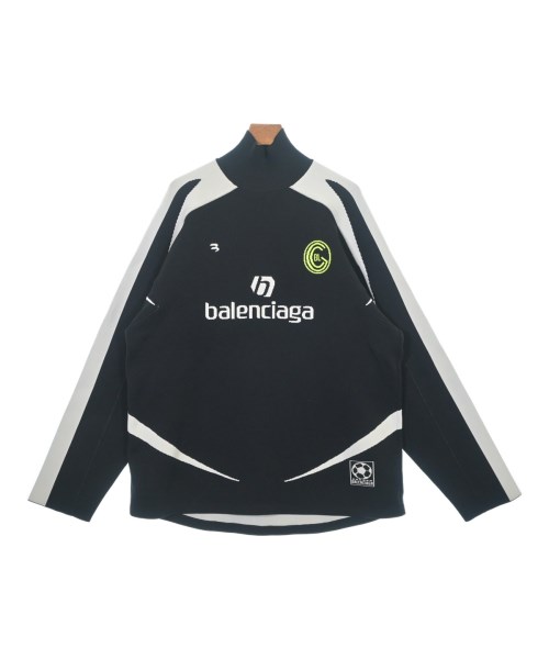 BALENCIAGA バレンシアガニット・セーター メンズ S 黒x白【中古】【古着】