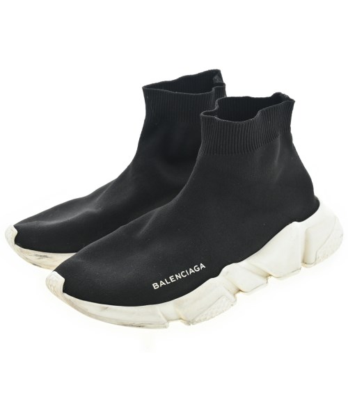 BALENCIAGA バレンシアガスニーカー レディース EU39(25.5糎位) 黒【中古】【古着】