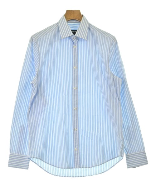 BALENCIAGA バレンシアガ カジュアルシャツ メンズ 39(M位) 水色x白(ストライプ) 【中古】【古着】