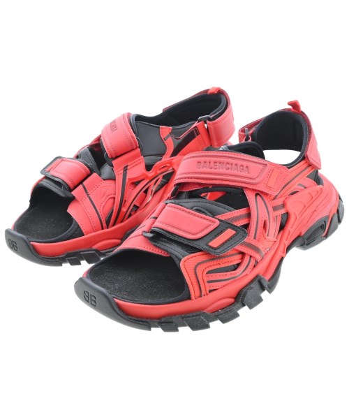 BALENCIAGA バレンシアガサンダル メンズ EU42(27珊位) 赤x黒【中古】【古着】
