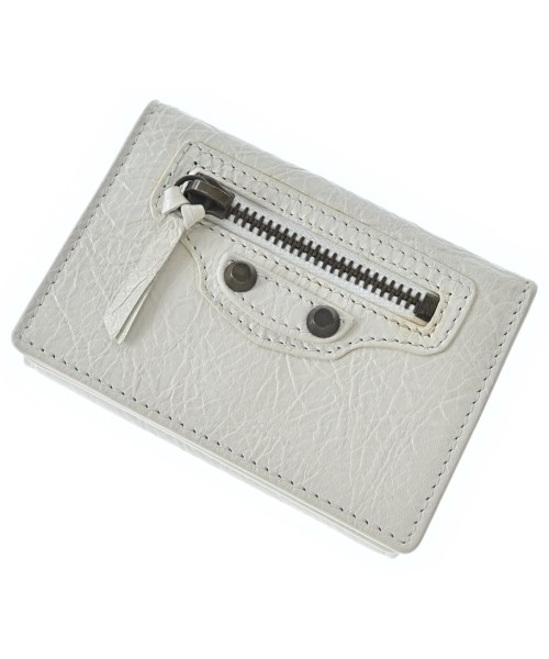 BALENCIAGA バレンシアガ紙入れ・コインケース レディース - 白【中古】【古着】