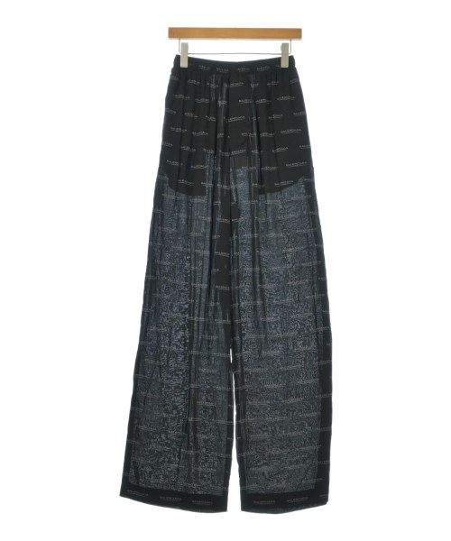 BALENCIAGA バレンシアガパンツ（余分の物） レディース 44(L位) 黒(総柄)【中古】【古着】
