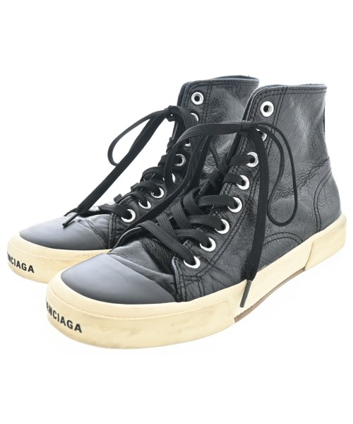 BALENCIAGA バレンシアガスニーカー レディース 25糎 黒【中古】【古着】