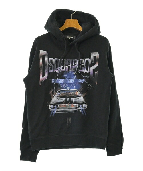 DSQUARED ディースクエアードパーカー メンズ M 黒【中古】【古着】|RAGTAG(ブランド古着のラグタグ)