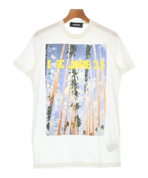 DSQUARED ディースクエアード Tシャツ・カットソー メンズ L 白 【中古】【古着】