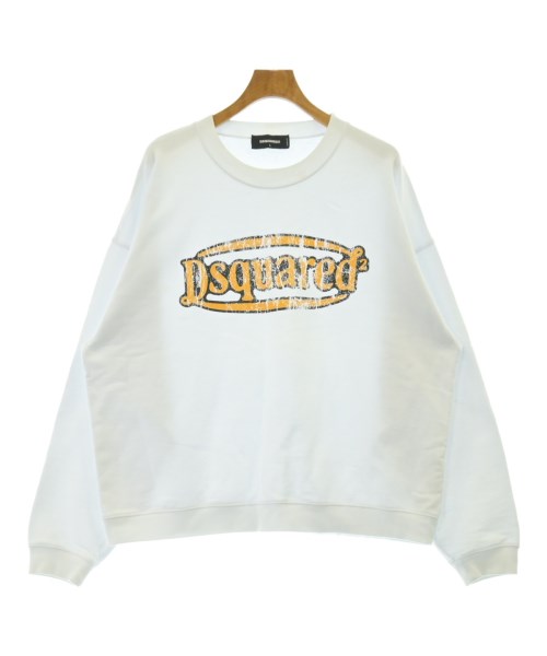 DSQUARED ディースクエアードスウェット メンズ L 白【中古】【古着】
