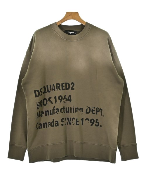 DSQUARED ディースクエアードスウェット メンズ S カーキ【中古】【古着】