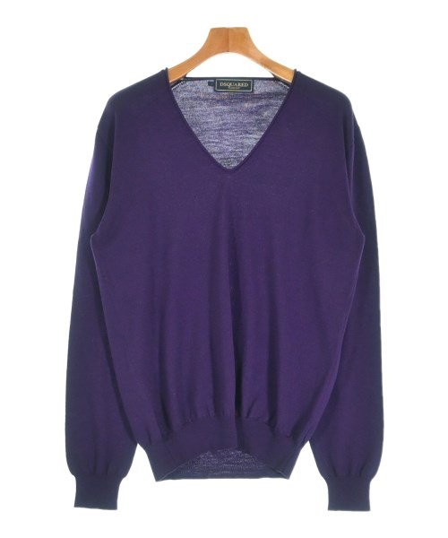 DSQUARED ディースクエアードニット・セーター メンズ L 紫【中古】【古着】｜RAGTAG（ブランド古着のラグタグ）