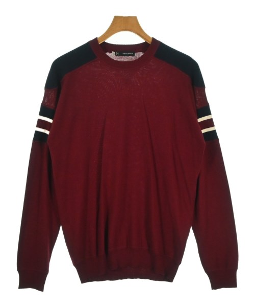 DSQUARED ディースクエアードニット・セーター メンズ M エンジx紺x白【中古】【古着】|RAGTAG(ブランド古着のラグタグ)