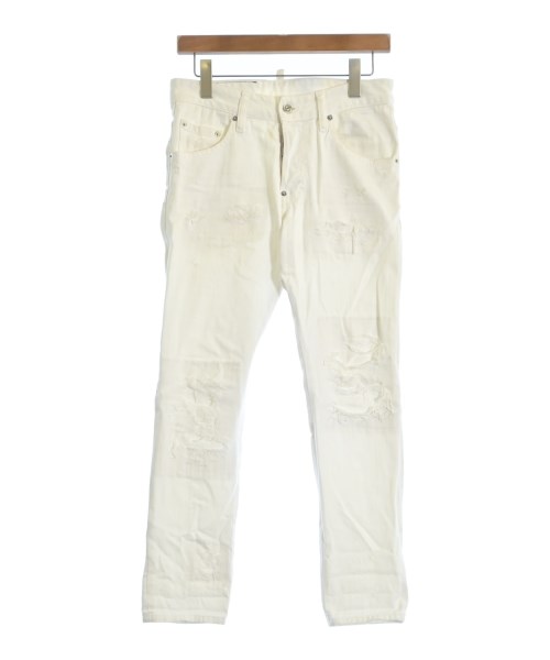 DSQUARED ディースクエアードデニムパンツ メンズ 42(XS位) 白(デニム)【中古】【古着】|RAGTAG(ブランド古着のラグタグ)