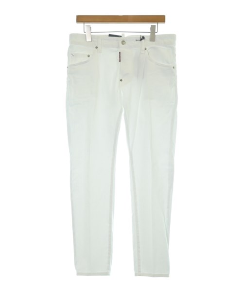 DSQUARED ディースクエアードデニムパンツ メンズ 50(XL位) 白(ジーンズ)【中古】【古着】