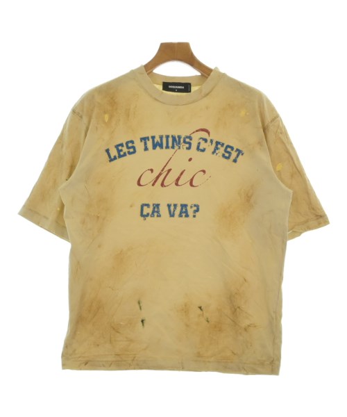DSQUARED ディースクエアードTシャツ・カットソー メンズ S ベージュ【中古】【古着】
