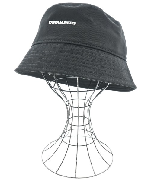 DSQUARED ディースクエアード ハット メンズ M 黒 【中古】【古着】