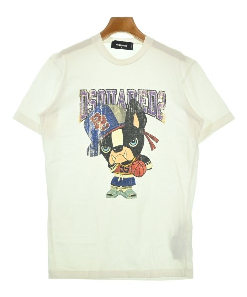 DSQUARED ディースクエアードプルオーバー・カットソー レディース S 白【中古】【古着】