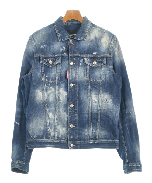 DSQUARED ディースクエアードデニムジャケット メンズ 50(XL位) インディゴ(ジーンズ)【中古】【古着】