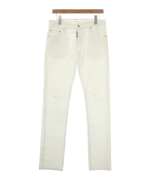 DSQUARED ディースクエアードデニムパンツ メンズ 44(S位) 白(ジーンズ)【中古】【古着】