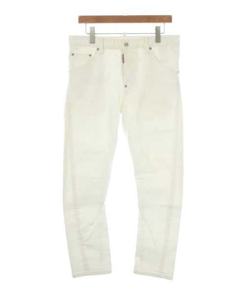 DSQUARED ディースクエアードデニムパンツ メンズ 44(S位) 白(ジーンズ)【中古】【古着】