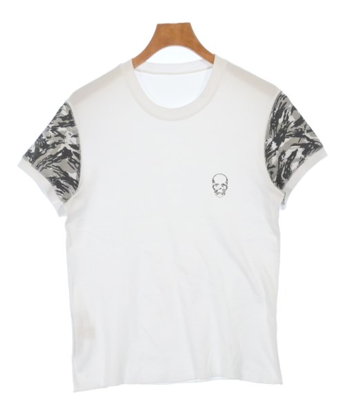 lucien pellat-finet ルシアンペラフィネ Tシャツ・カットソー メンズ S 白xグレー系 【中古】【古着】