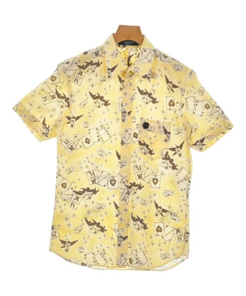 VIKTOR&ROLF ヴィクター＆ロルフ カジュアルシャツ メンズ 46(M位) 黄x白x茶(総柄) 【中古】【古着】