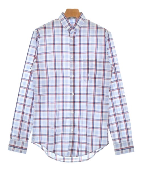 Dior Homme ディオールオム カジュアルシャツ メンズ 38(S位) 青x白x赤(チェック) 【中古】【古着】
