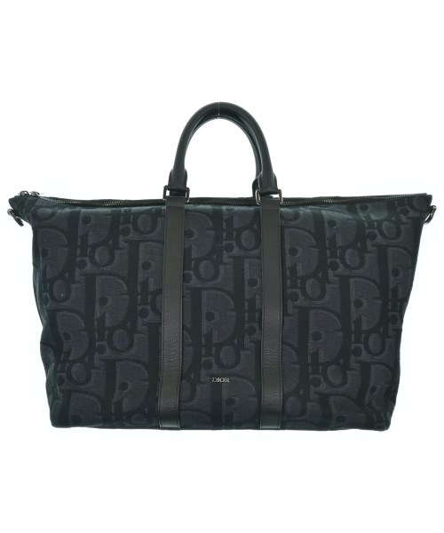 Dior Homme ディオールオムボストンバッグ メンズ - 暗然たる薄墨色x黒(総柄)【中古】【古着】