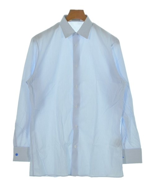 Dior Homme ディオールオム カジュアルシャツ メンズ 40(L位) 青x白(ストライプ) 【中古】【古着】
