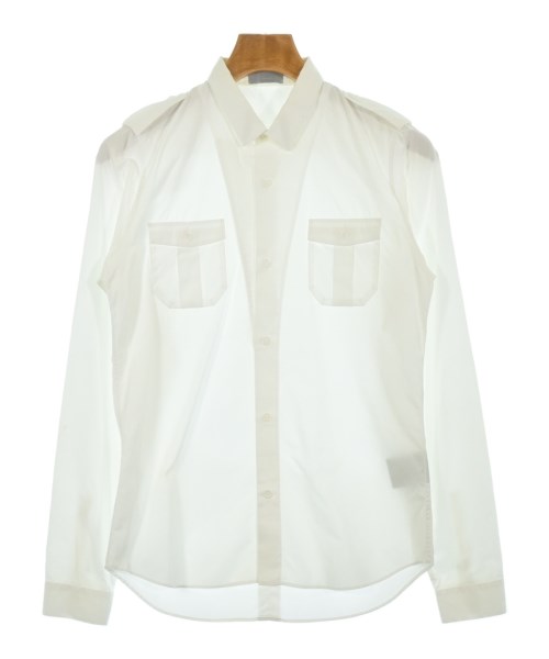 Dior Homme ディオールオム カジュアルシャツ メンズ 37(XS位) 白 【中古】【古着】