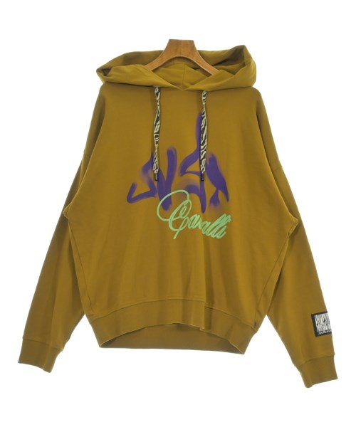 JUST cavalli ジャストカバリ パーカー メンズ L キャメル 【中古】【古着】